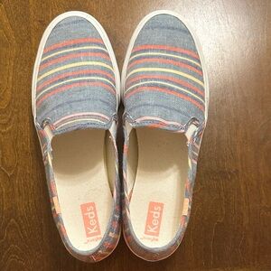 Keds Multicolor Striped Slip-On Shoes